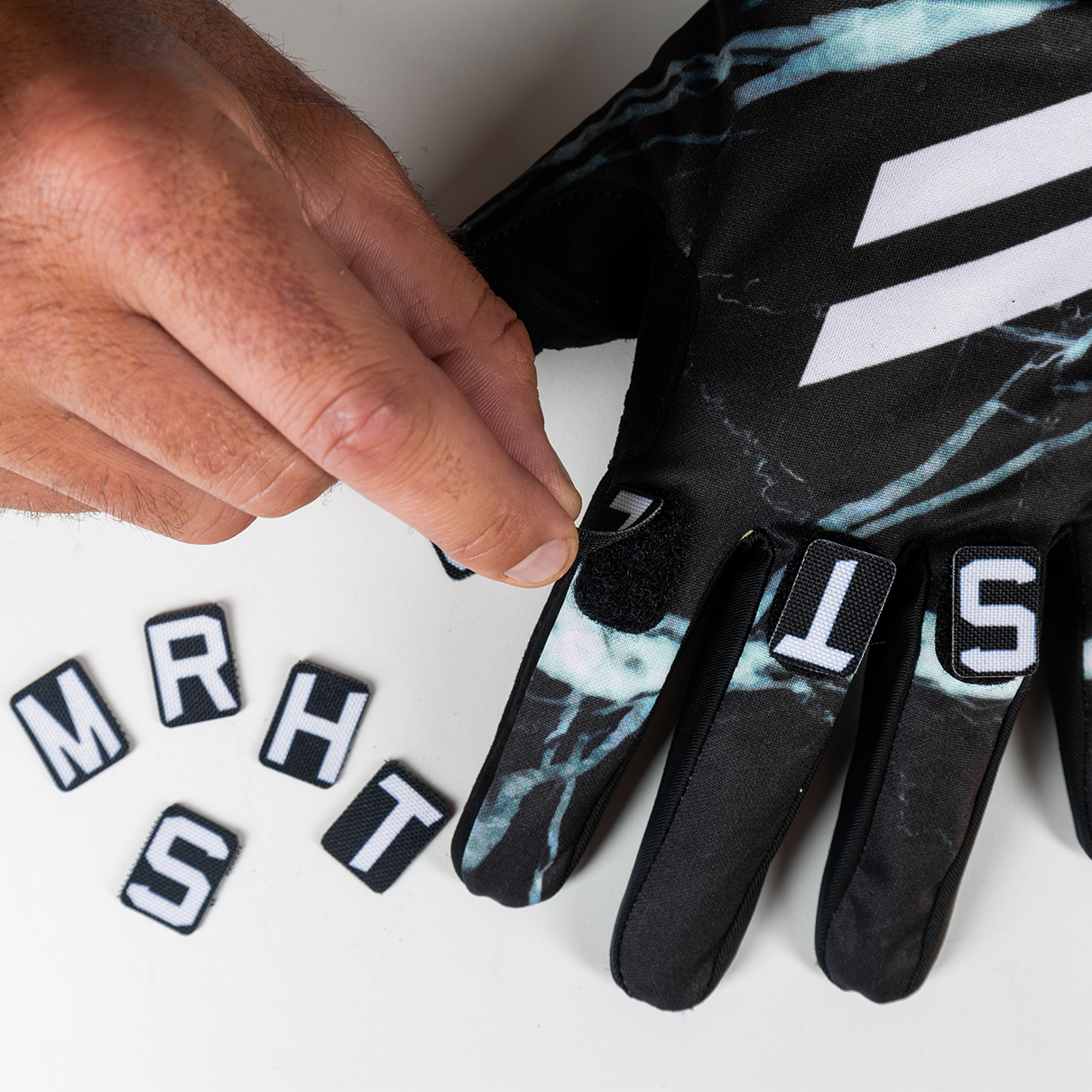 Motorcycle Gloves - Marble