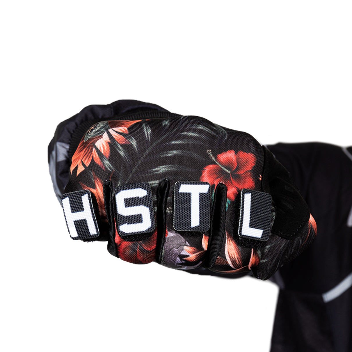 Motorcycle Gloves - Tropical Skull